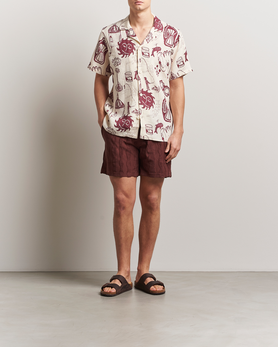 Uomini | Camicie | OAS | Cuba Linen Shirt Cantina