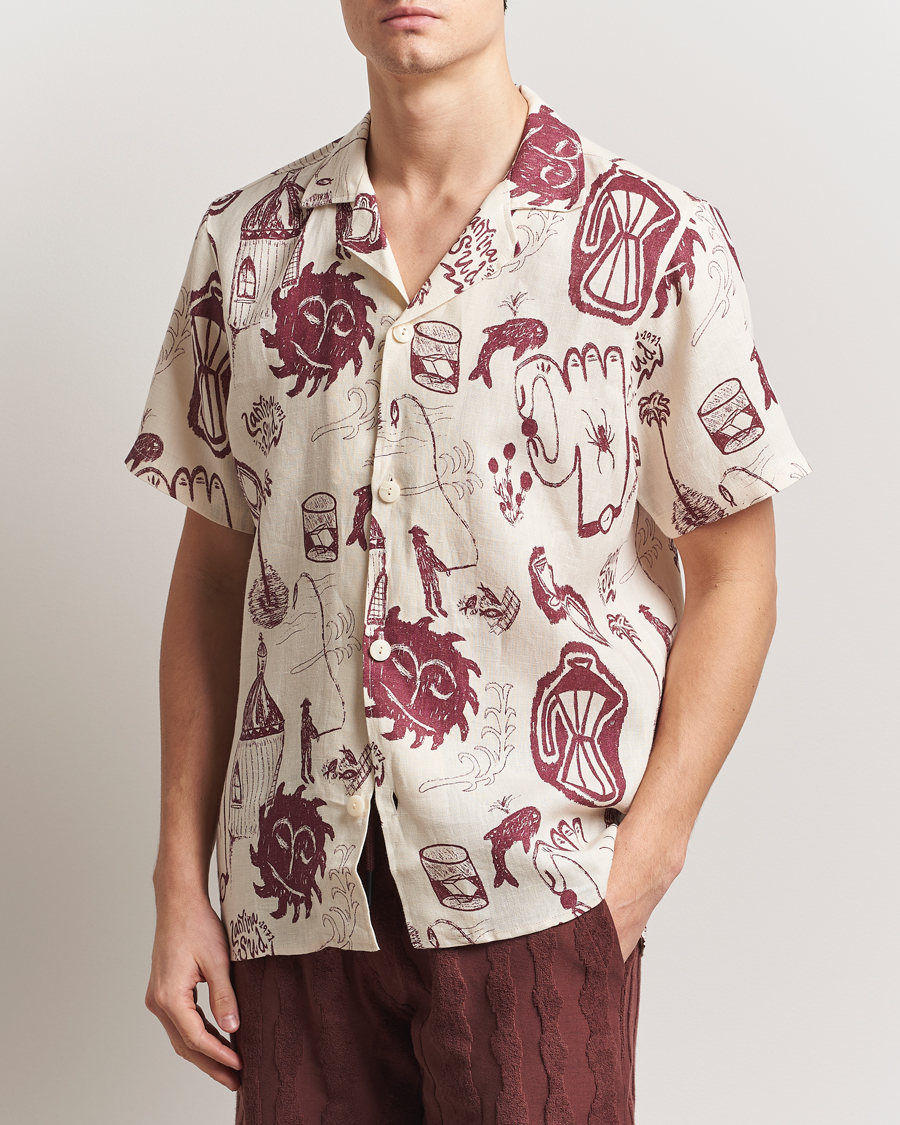 Uomini | Camicie | OAS | Cuba Linen Shirt Cantina