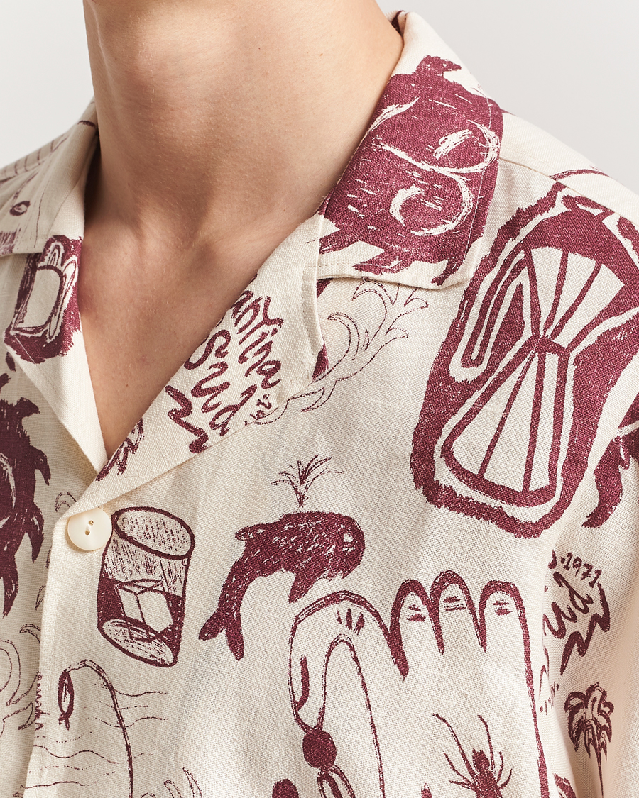 Uomini | Camicie | OAS | Cuba Linen Shirt Cantina