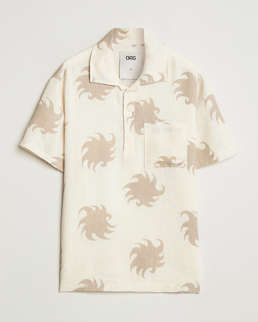 Uomini | Camicie | OAS | Cuba Linen Shirt Girona