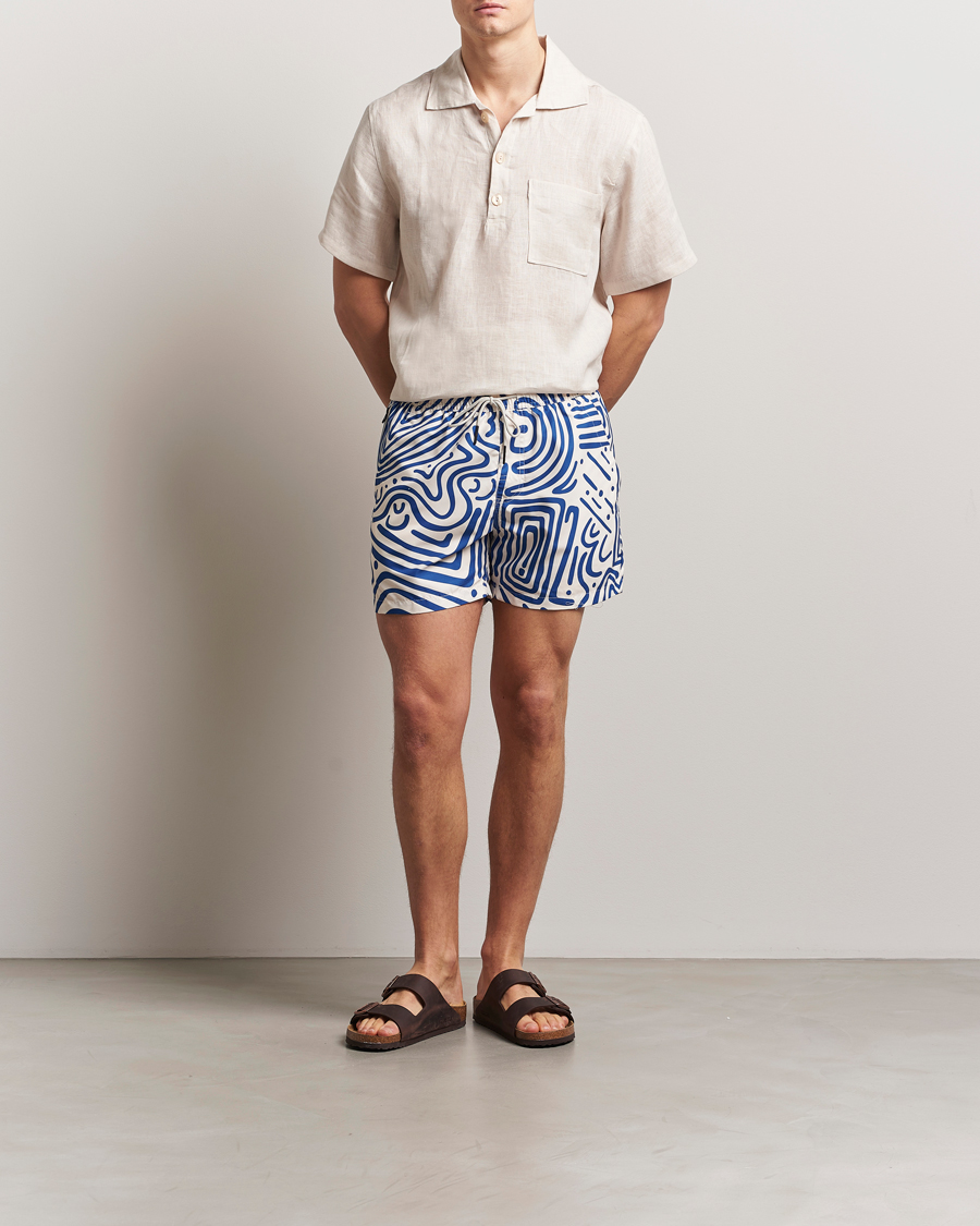 Uomini | Costumi da bagno | OAS | Printed Swimshorts Eldovado