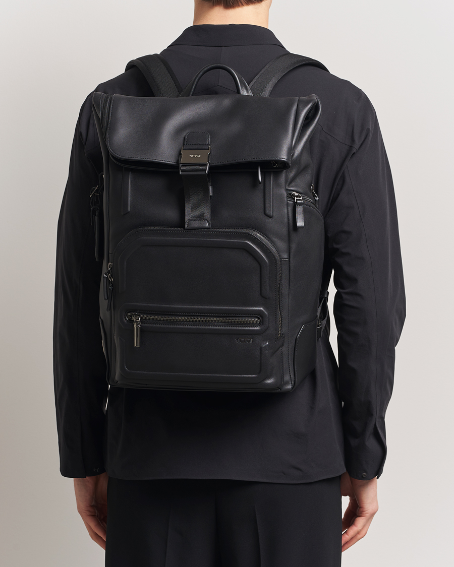 Uomini | Borse | TUMI | Harrison Osborn Roll Top Backpack Black