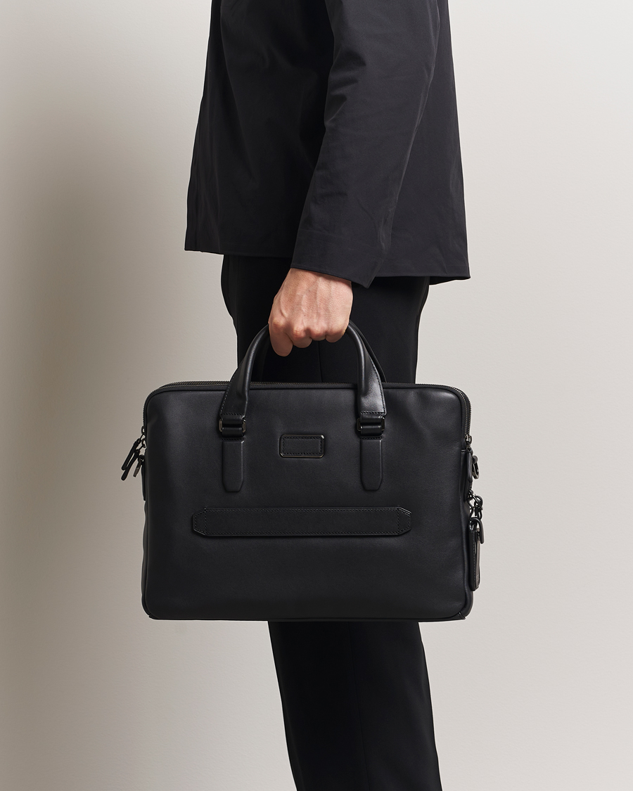 Uomini | Borse | TUMI | Harrison Sycamore Slim Leather Brief Black
