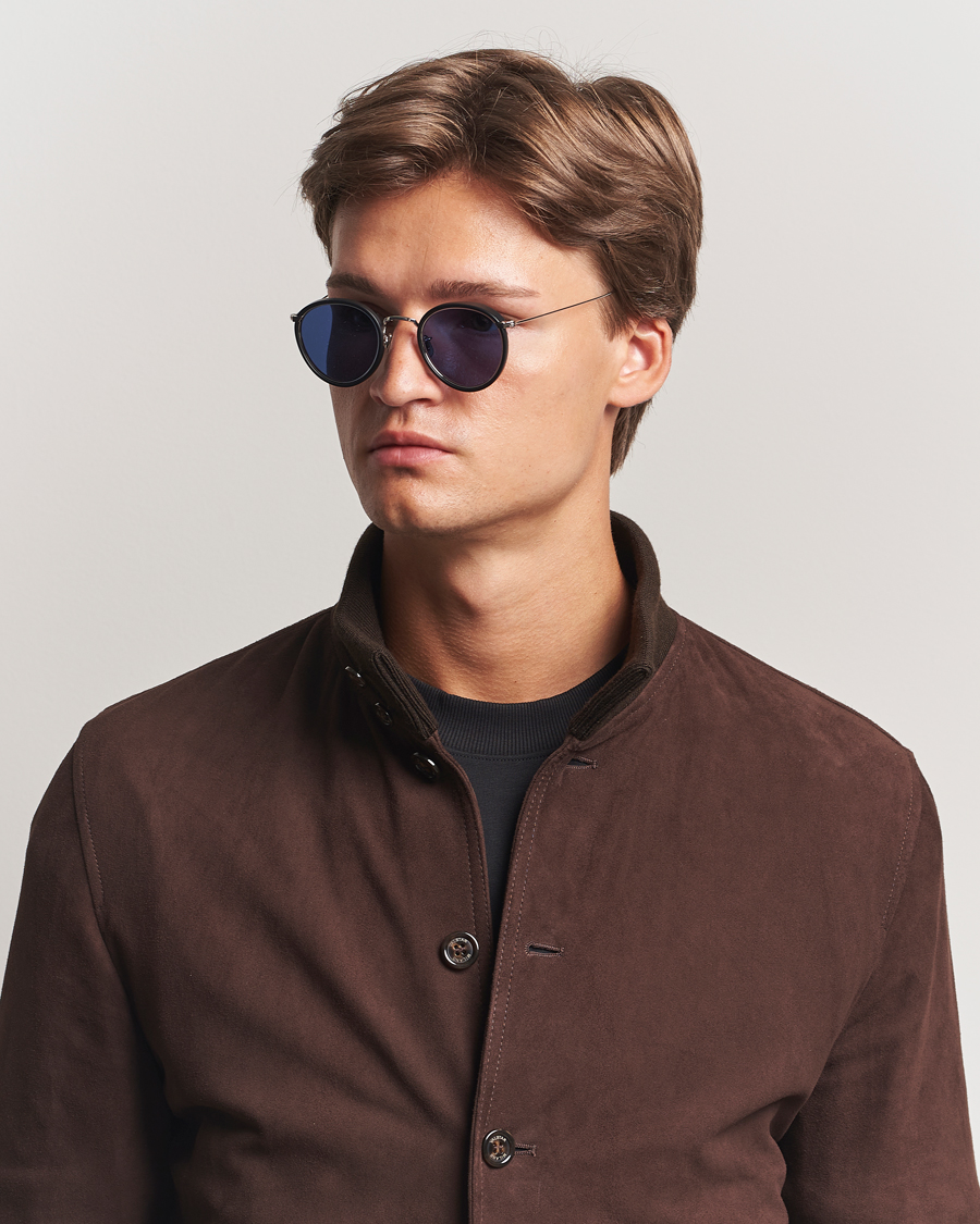 Uomini | Occhiali da sole | EYEVAN 7285 | 717E Sunglasses Matte Black/Blue