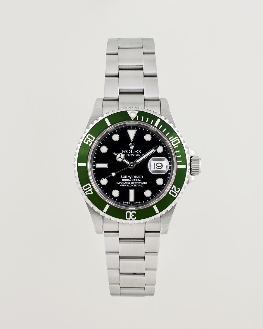 Uomini | Rolex Pre-Owned Submariner Date Kermit | Rolex Pre-Owned | Submariner Date Kermit