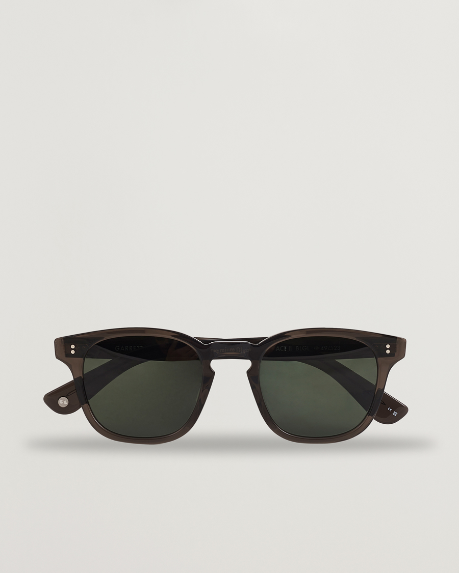 Uomini | Occhiali da sole | Garrett Leight | Ace II 49 Sunglasses Black Glass