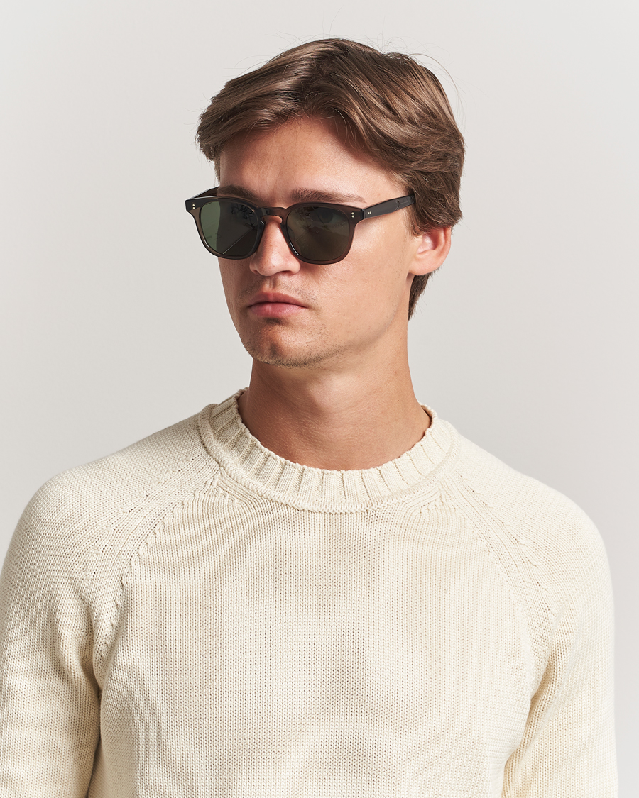 Uomini | Occhiali da sole | Garrett Leight | Ace II 49 Sunglasses Black Glass