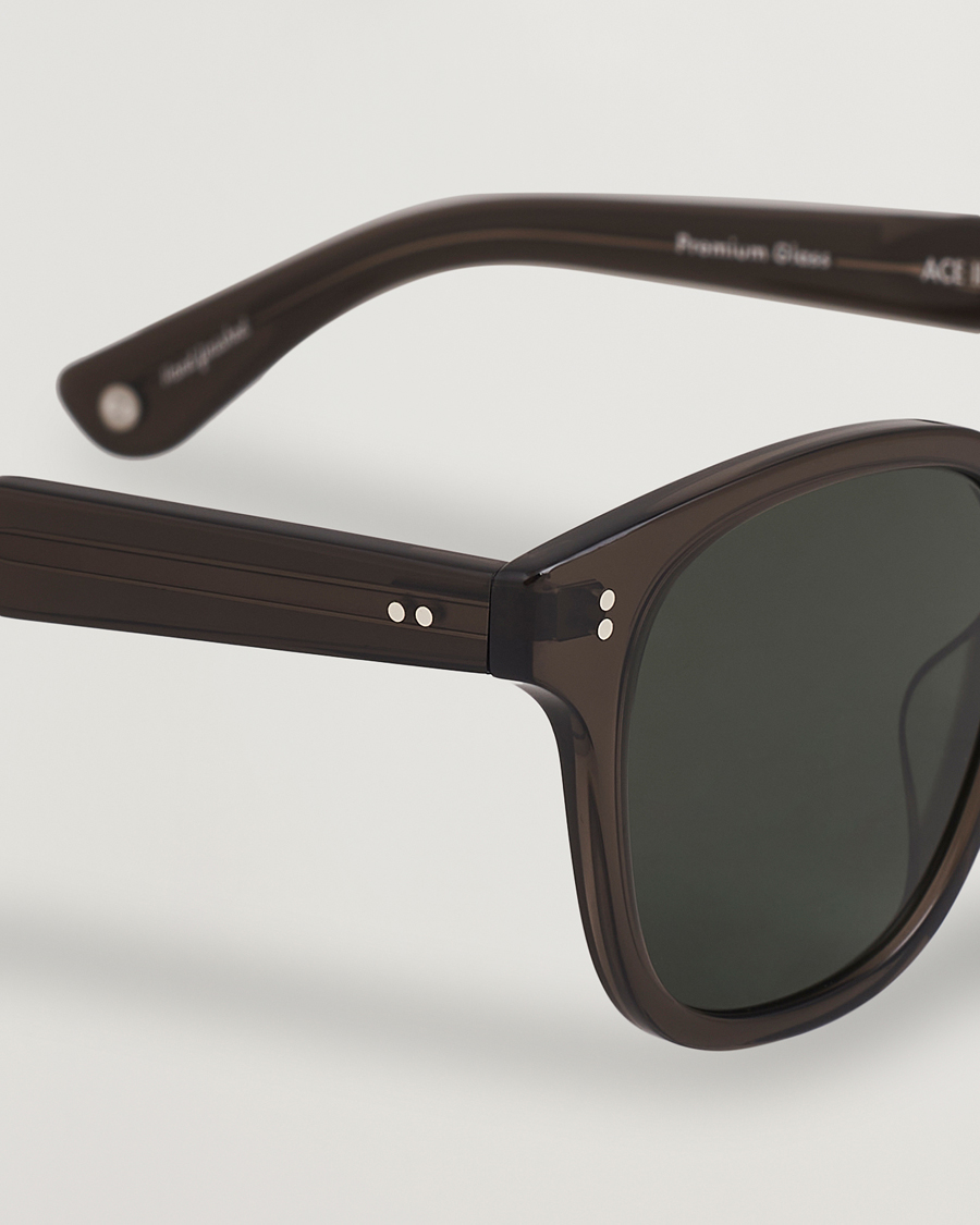 Uomini | Occhiali da sole | Garrett Leight | Ace II 49 Sunglasses Black Glass