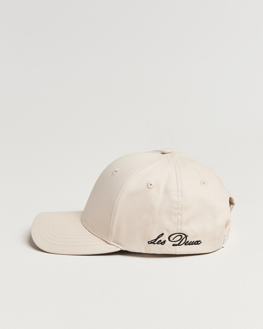 Uomini | Les Deux Crew Organic Baseball Cap Ivory | LES DEUX | Crew Organic Baseball Cap Ivory