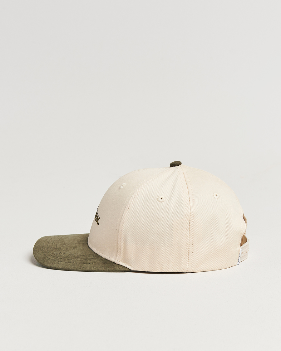 Uomini | Les Deux Brad Contrast Suede Baseball Cap Ivory | LES DEUX | Brad Contrast Suede Baseball Cap Ivory