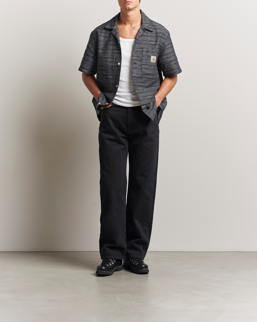 Uomini | Camicie | Carhartt WIP | Gellar Short Sleeve Shirt Black