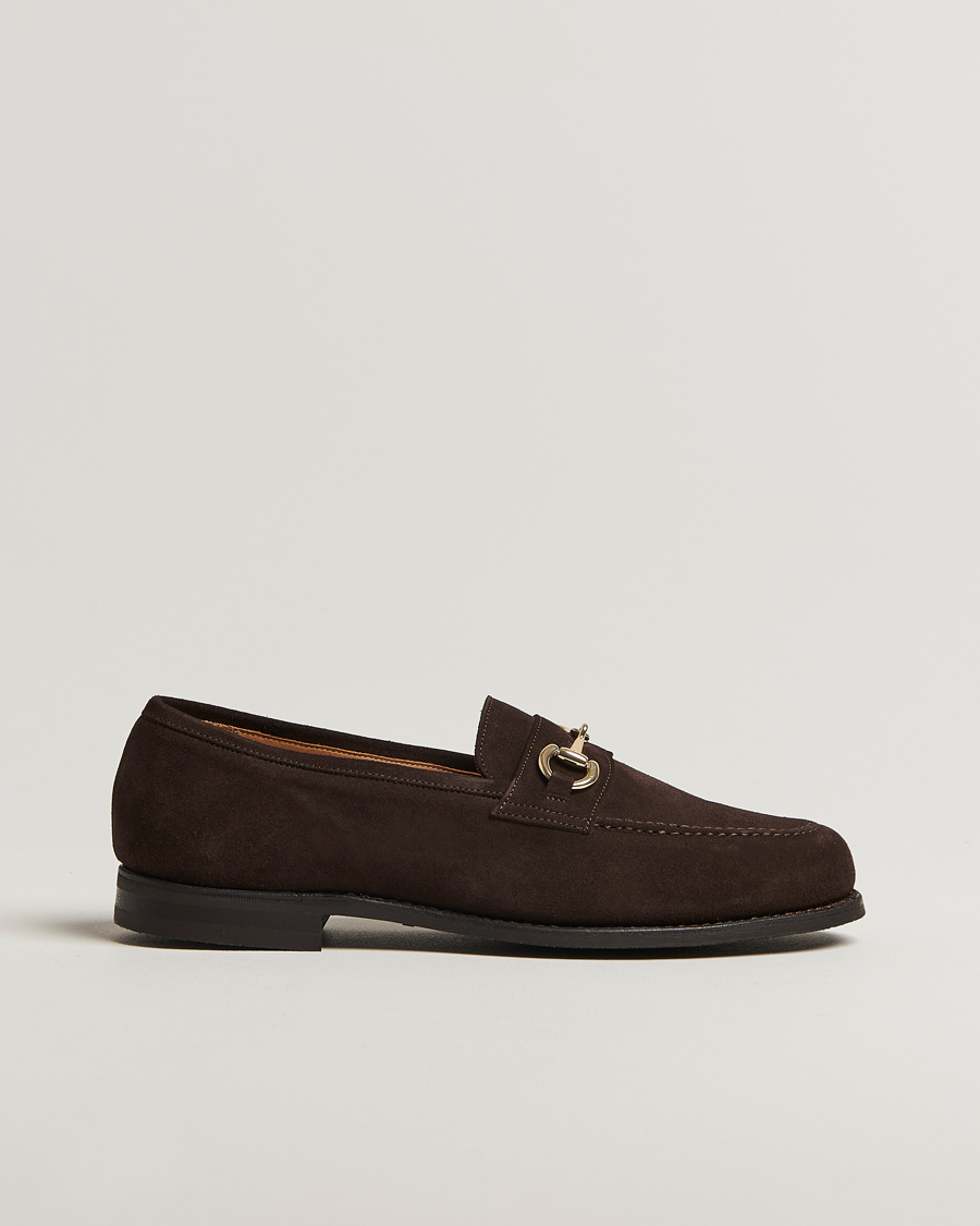 Uomini | Mocassini | Myrqvist | Karlberg Loafer Dark Brown Suede