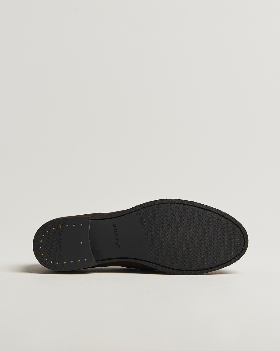 Uomini | Mocassini | Myrqvist | Karlberg Loafer Dark Brown Suede