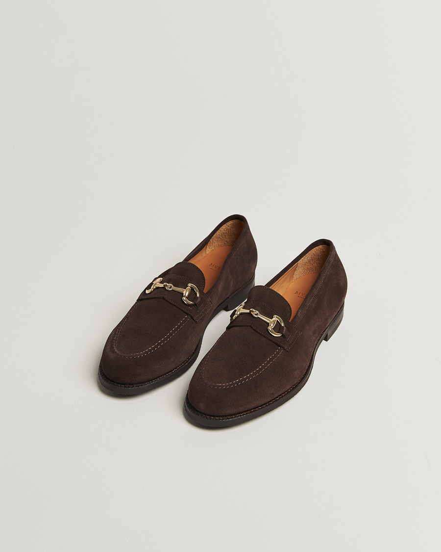 Uomini | Mocassini | Myrqvist | Karlberg Loafer Dark Brown Suede