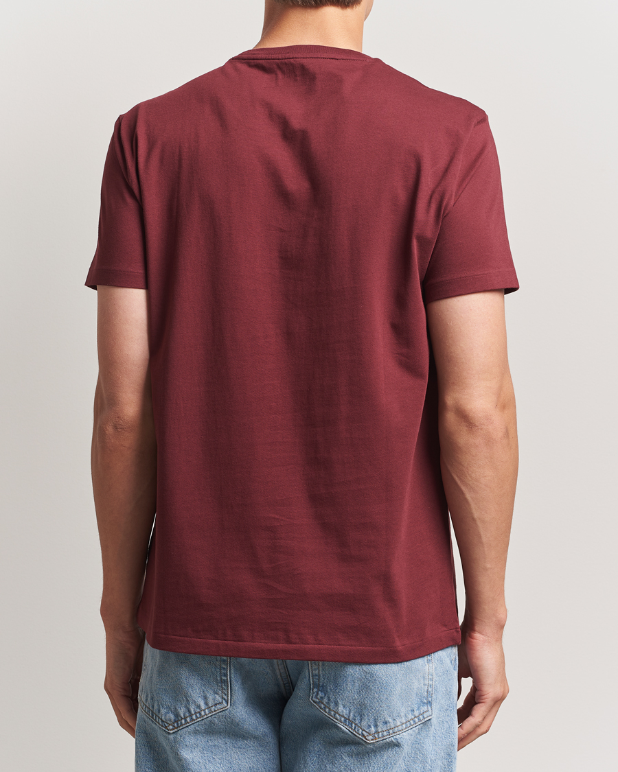Uomini | T-shirt | Polo Ralph Lauren | Custom Slim Fit Crew Neck T-Shirt Red Wine