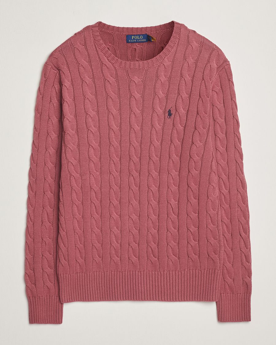 Uomini | Maglieria | Polo Ralph Lauren | Cotton Cable Pullover Prune Juice