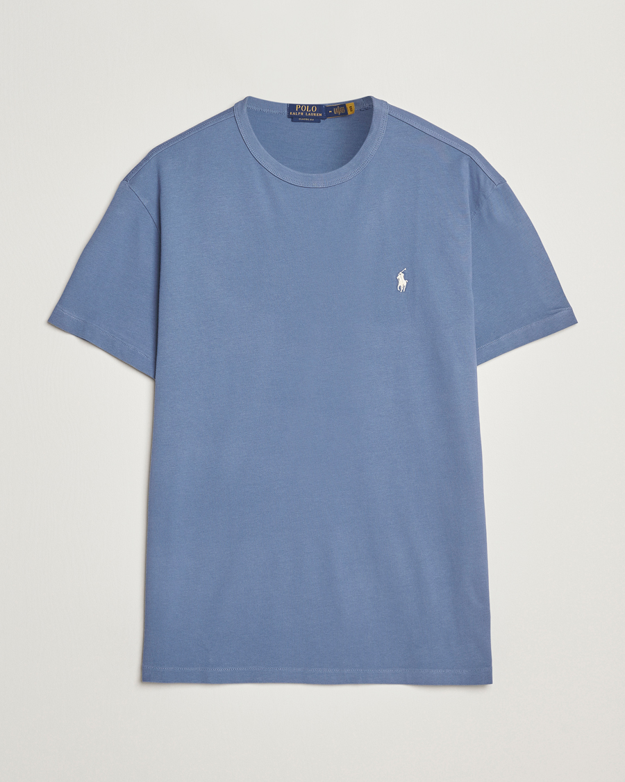 Uomini | T-shirt | Polo Ralph Lauren | Washed Tee Capri Blue