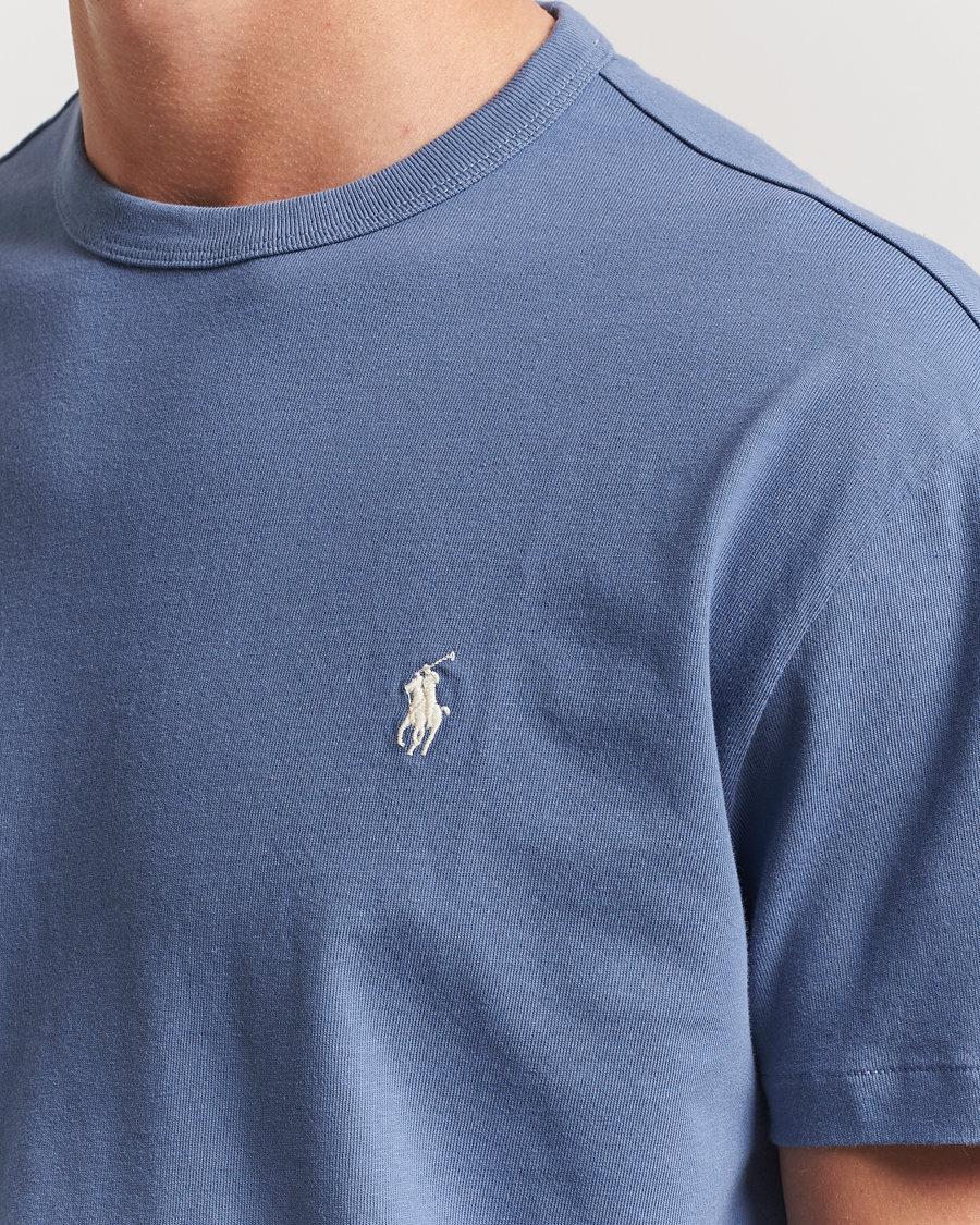 Uomini | T-shirt | Polo Ralph Lauren | Washed Tee Capri Blue