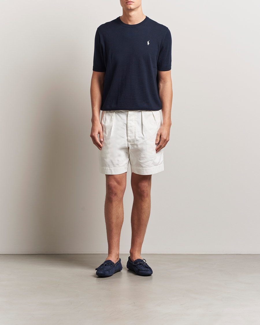 Uomini | T-shirt | Polo Ralph Lauren | Knitted Short Sleeve Tee Hunter Navy