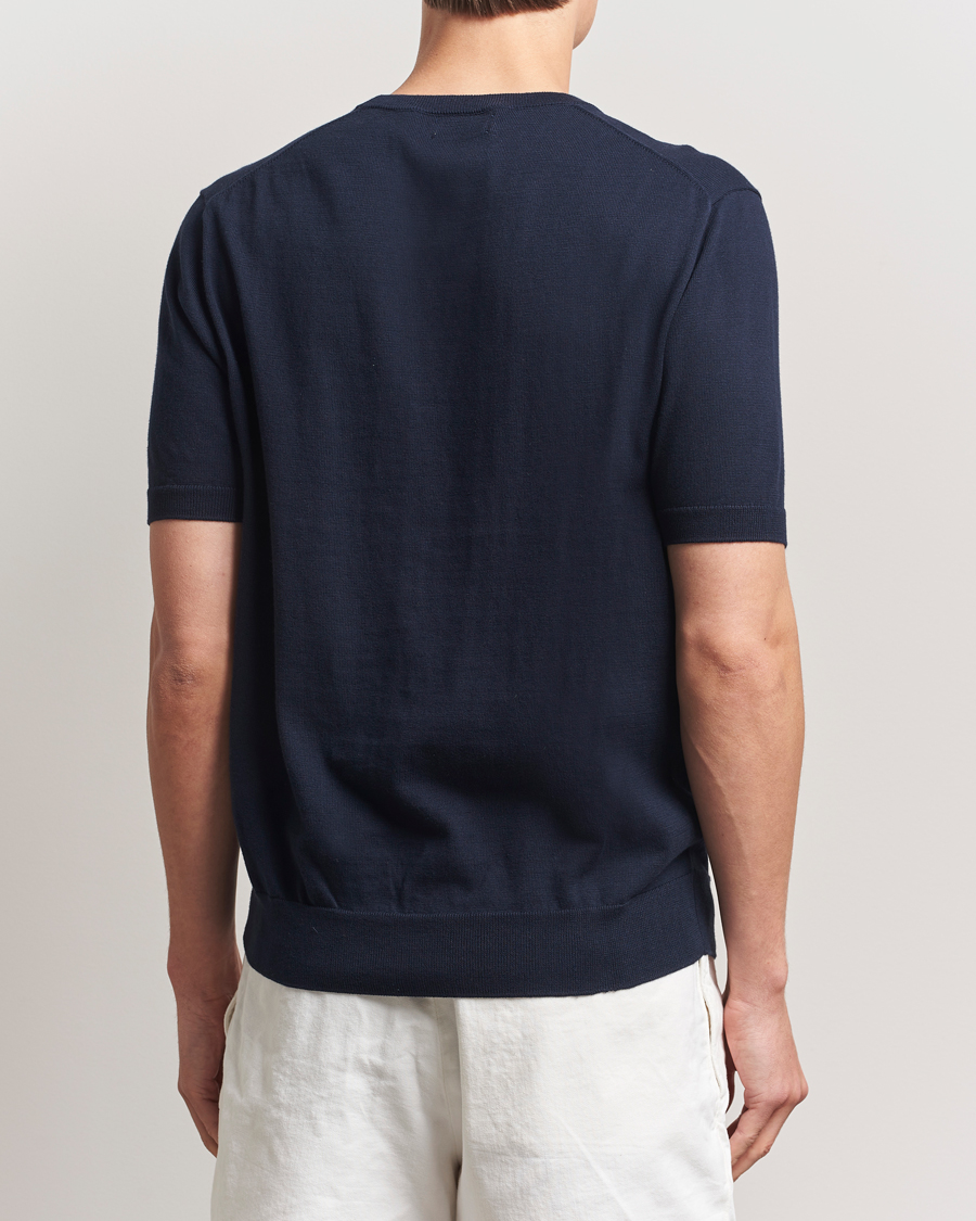 Uomini | T-shirt | Polo Ralph Lauren | Knitted Short Sleeve Tee Hunter Navy