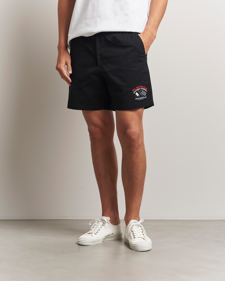 Uomini | Pantaloncini | Polo Ralph Lauren | Prepster Flat Front Shorts Polo Black/Motor Club