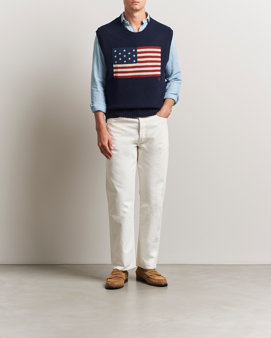 Uomini | Jeans | Polo Ralph Lauren | Stanford Heritage Straight Fit Jeans Matheo White