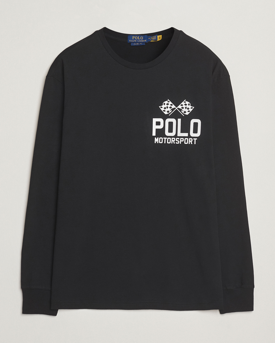 Uomini | T-shirt | Polo Ralph Lauren | RL Motorsport Long Sleeve Tee Polo Black