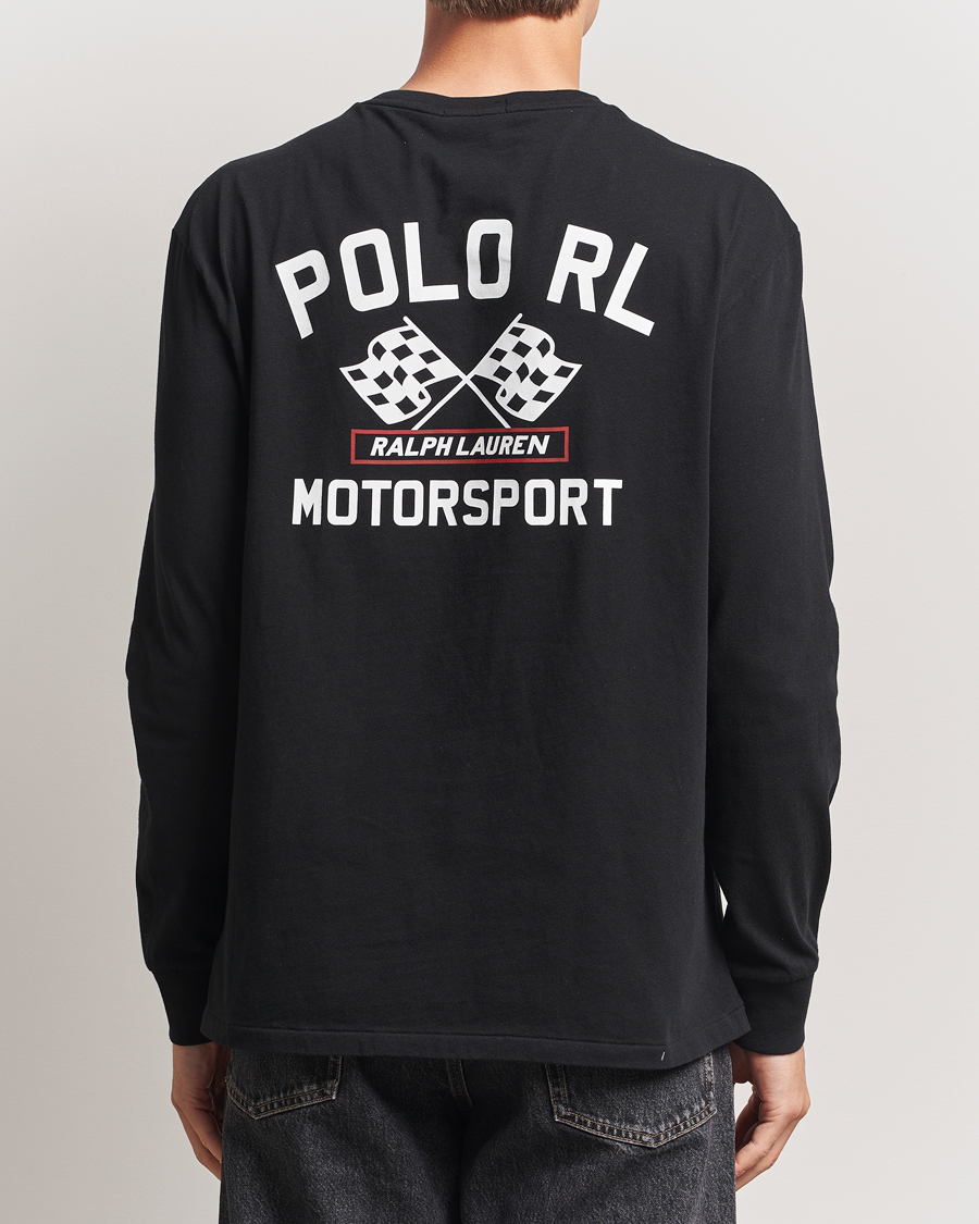 Uomini | T-shirt | Polo Ralph Lauren | RL Motorsport Long Sleeve Tee Polo Black