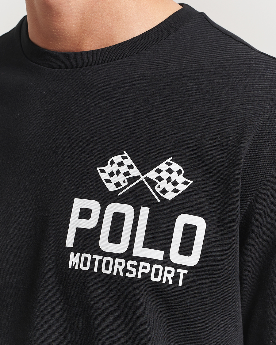 Uomini | T-shirt | Polo Ralph Lauren | RL Motorsport Long Sleeve Tee Polo Black