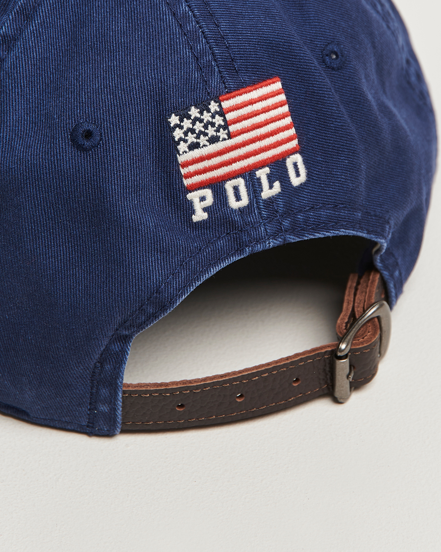 Uomini | Cappelli & Berretti | Polo Ralph Lauren | Cotton Twill USA Cap Newport Navy