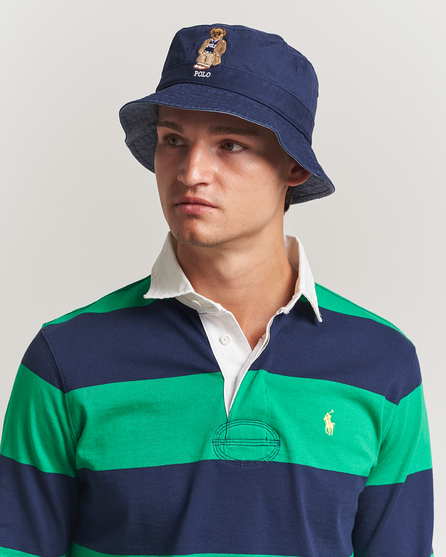 Uomini | Polo Ralph Lauren Loft Bucket Bear Hat Newport Navy | Polo Ralph Lauren | Loft Bucket Bear Hat Newport Navy