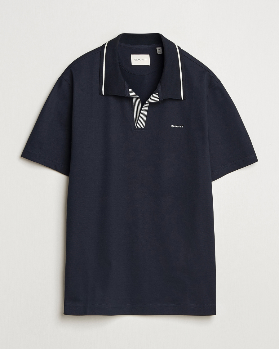 Uomini | Polo | Gant | Tipping Polo Evening Blue