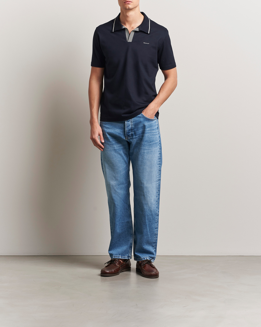 Uomini | Polo | Gant | Tipping Polo Evening Blue