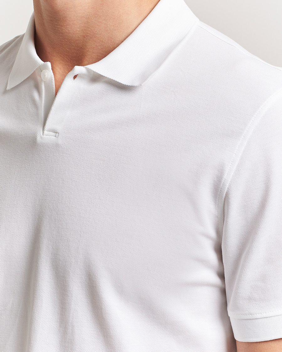 Uomini | Polo | Orlebar Brown | Bruno Organic Cotton Pique White