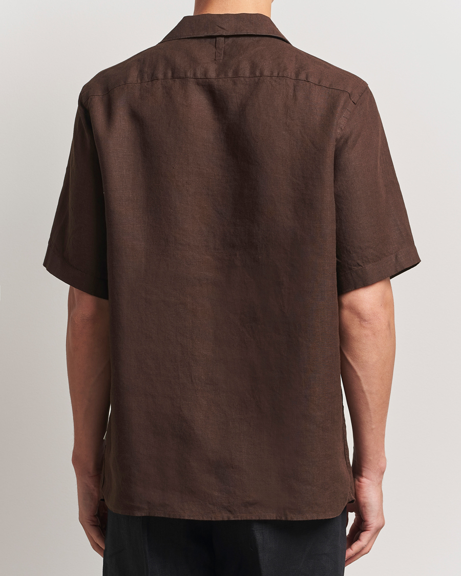 Uomini | Camicie | NN07 | Julio Linen Resort Shirt Coffee