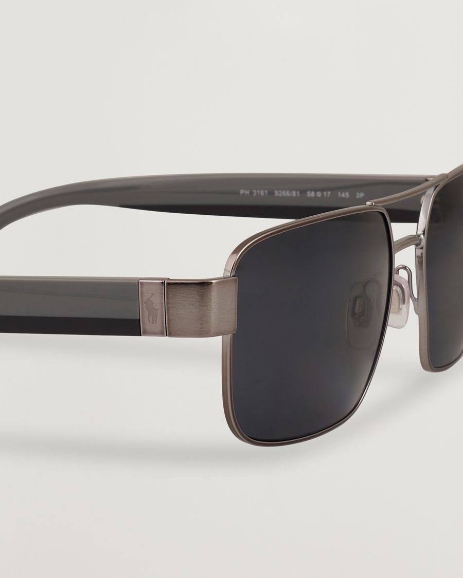 Uomini | Occhiali da sole | Polo Ralph Lauren | 0PH3161 Polarized Sunglasses Brushed Gunmetal