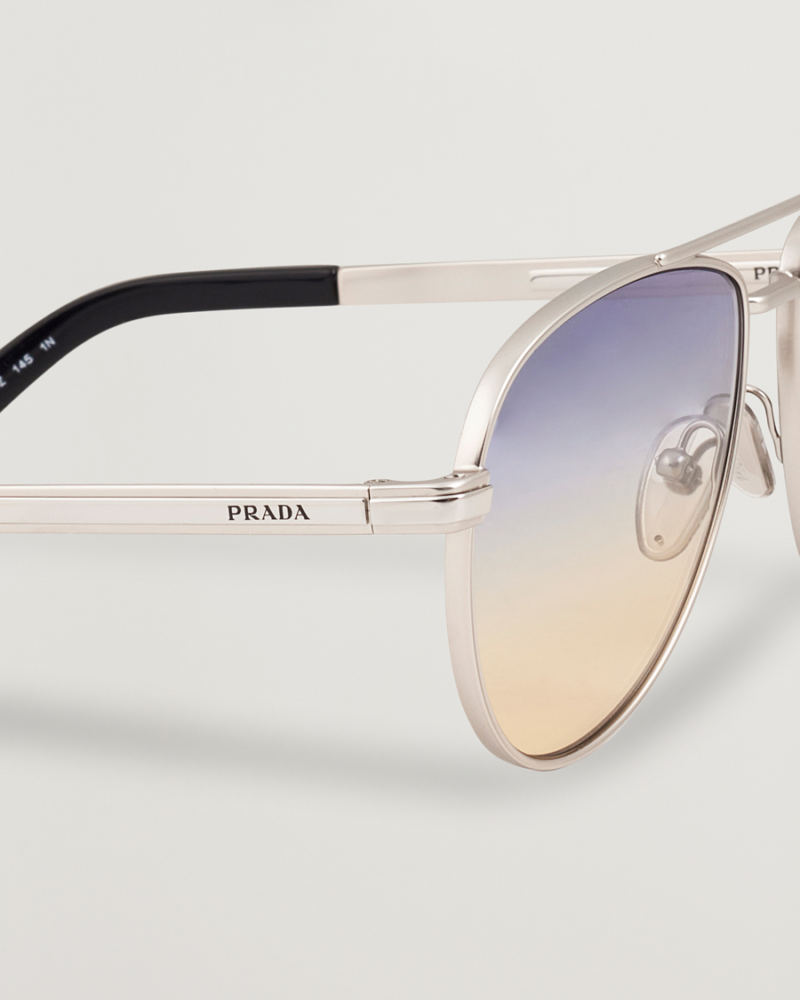 Uomini | Occhiali da sole | Prada Eyewear | Prada 0PR A54S Sunglasses Silver