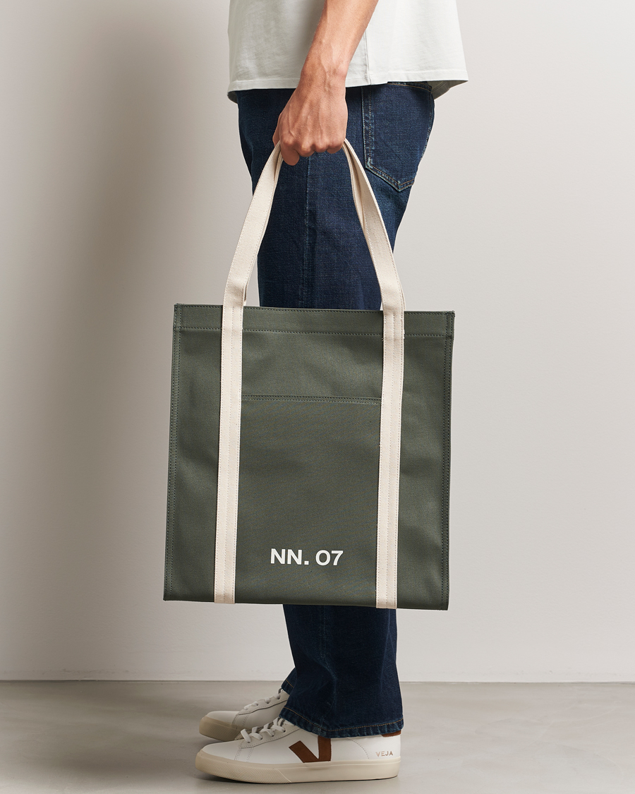 Uomini | Borse | NN07 | Tote Bag Croc Green