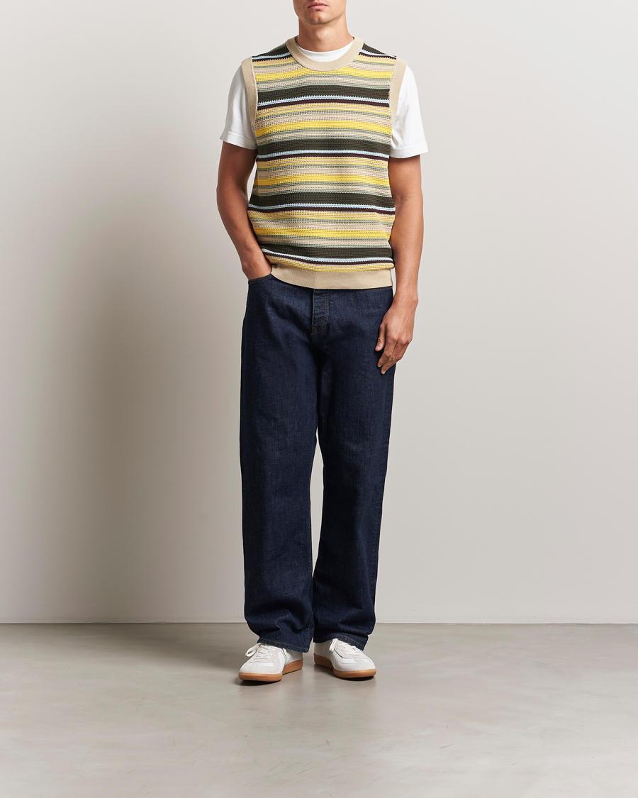 Uomini | Maglieria | NN07 | Huxley Knitted Striped Vest Multi