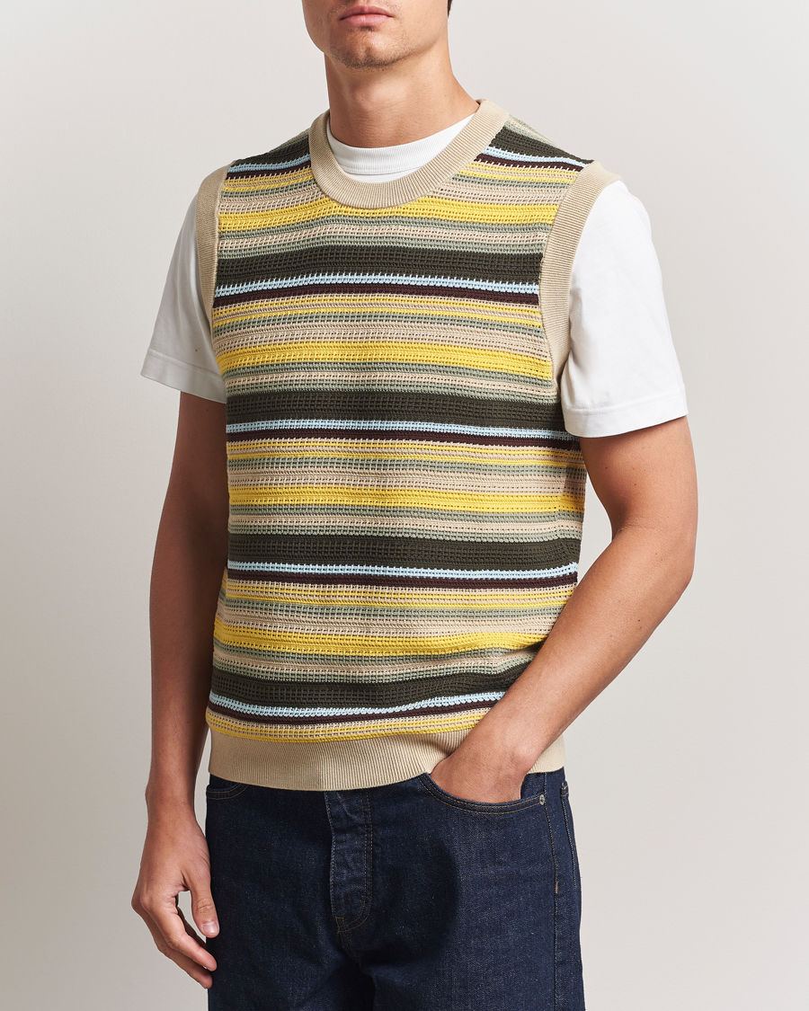 Uomini | Maglieria | NN07 | Huxley Knitted Striped Vest Multi
