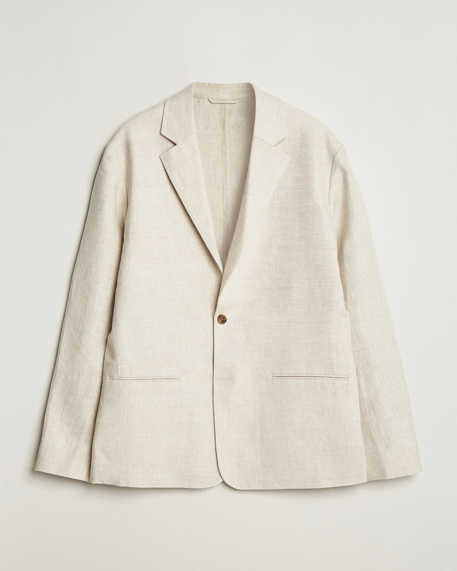 Uomini | Blazers | NN07 | Timo Linen Blazer Oat