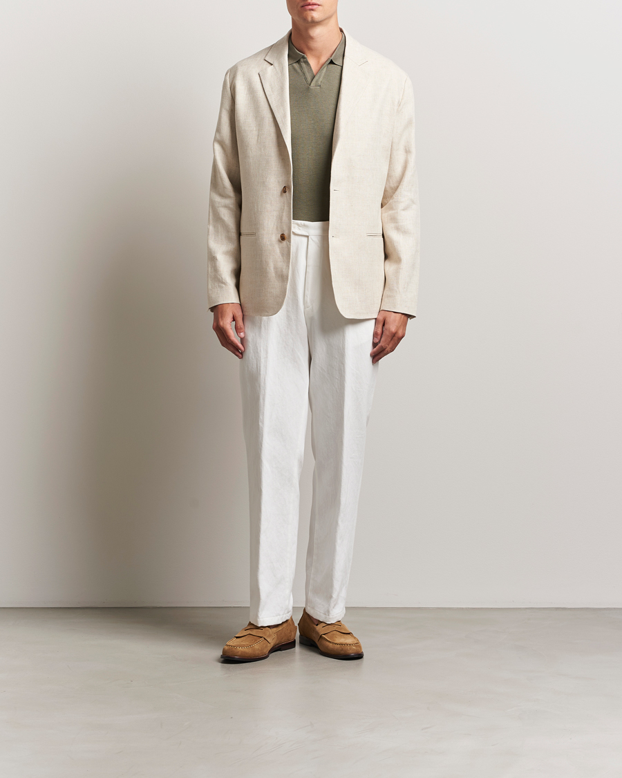 Uomini | Blazers | NN07 | Timo Linen Blazer Oat