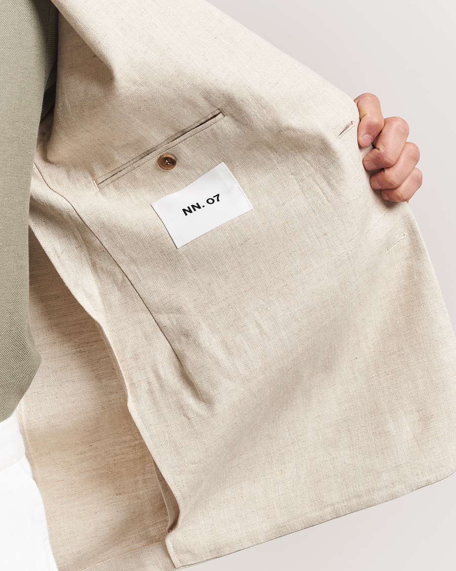 Uomini | Blazers | NN07 | Timo Linen Blazer Oat