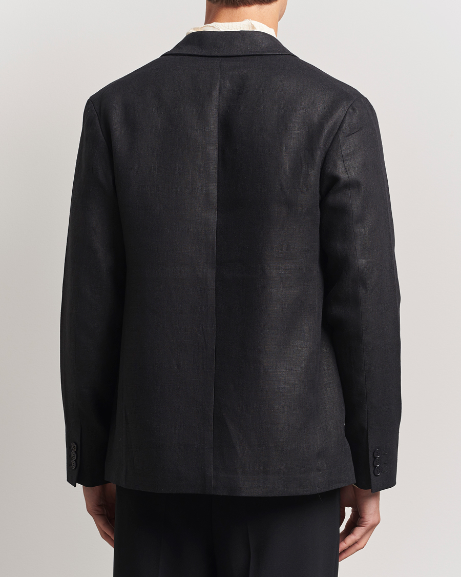Uomini | Blazers | NN07 | Timo Linen Blazer Black