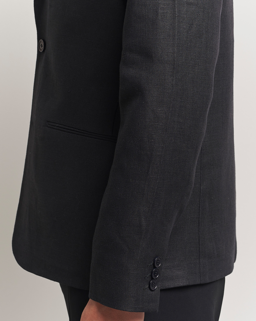 Uomini | Blazers | NN07 | Timo Linen Blazer Black