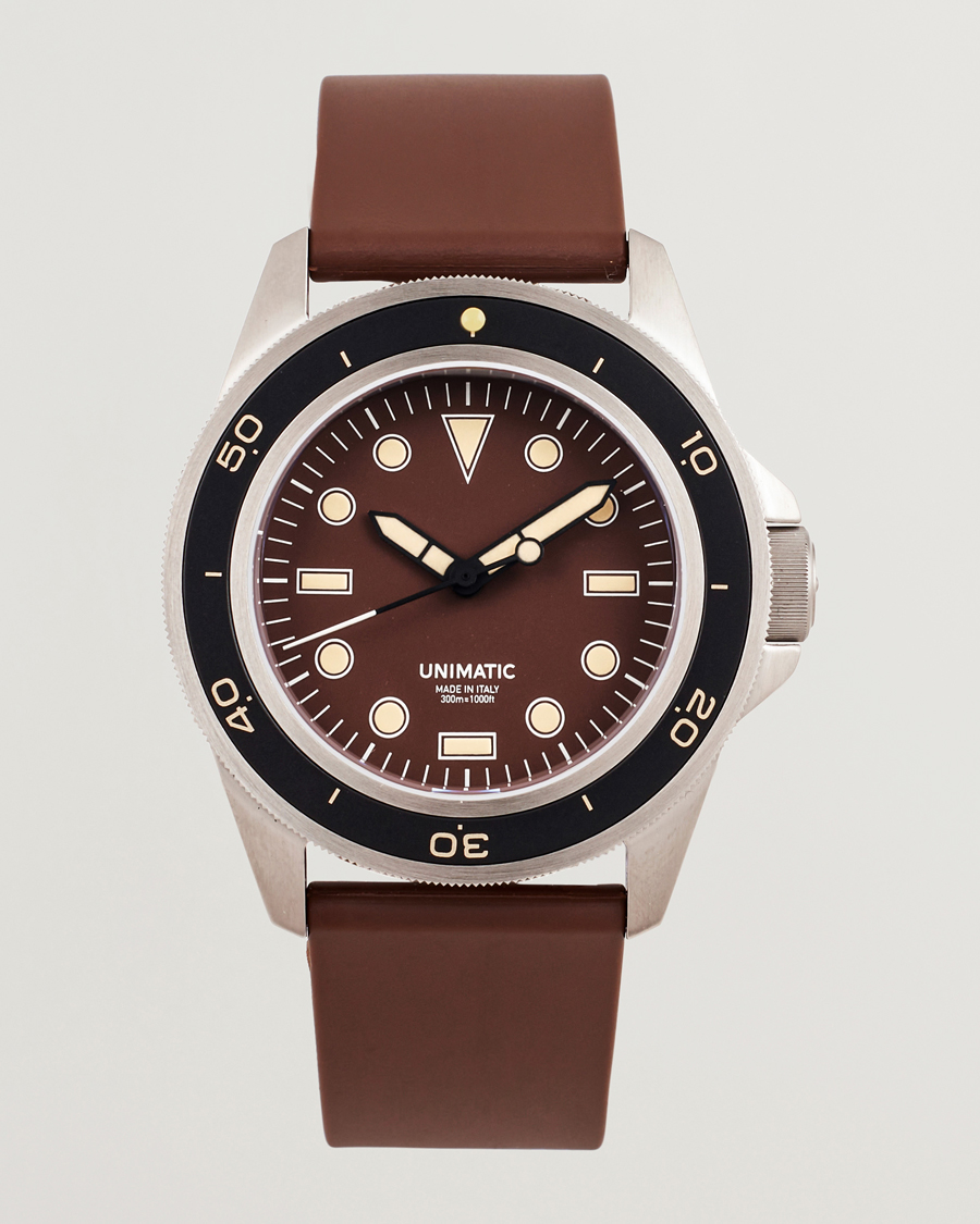 Uomini | UNIMATIC U1 Heritage Diver Dark Brown | UNIMATIC | U1 Heritage Diver Dark Brown