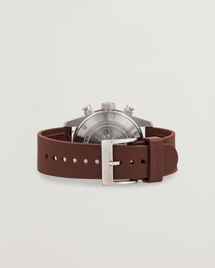 Uomini | UNIMATIC U3 Heritage Chronograph Diver Dark Brown | UNIMATIC | U3 Heritage Chronograph Diver Dark Brown
