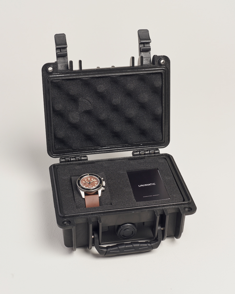 Uomini | UNIMATIC U3 Heritage Chronograph Diver Dark Brown | UNIMATIC | U3 Heritage Chronograph Diver Dark Brown