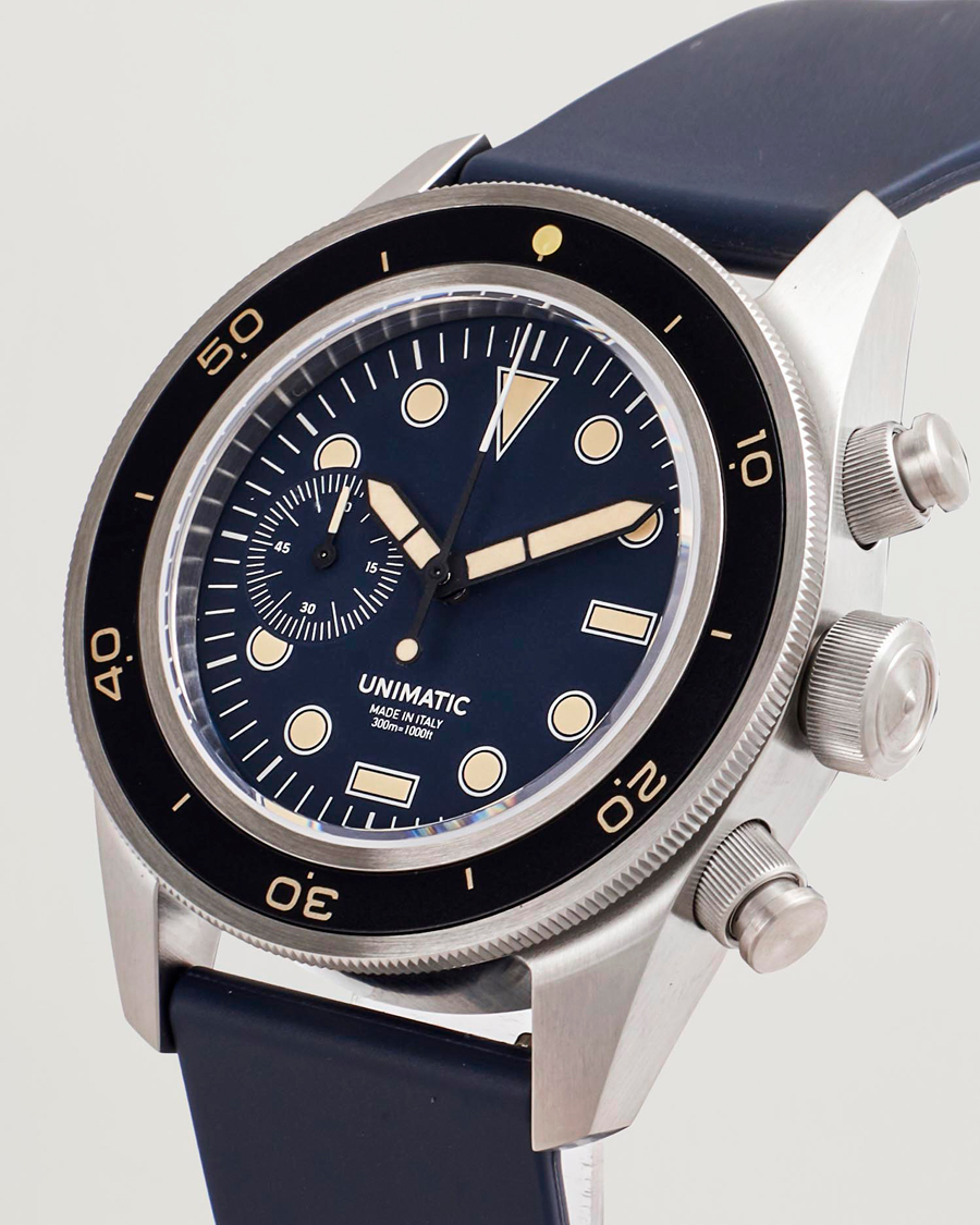 Uomini | UNIMATIC U3 Heritage Chronograph Diver Blue | UNIMATIC | U3 Heritage Chronograph Diver Blue