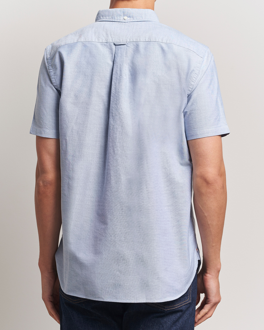 Uomini | Camicie | BEAMS PLUS | Short Sleeve Oxford Shirt Light Blue